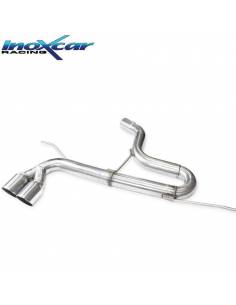 Terminal Inox sans silencieux 2 sorties Racing 80mm Volkswagen Golf 5 GTi