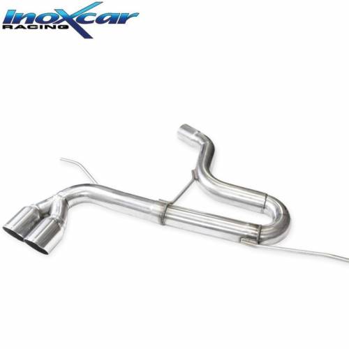 Terminal Inox sans silencieux 2 sorties Racing 80mm Volkswagen Golf 5 GTi