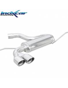 Silencieux échappement Inox 2 sorties Racing 80mm Volkswagen Golf 5 TFSi GTi