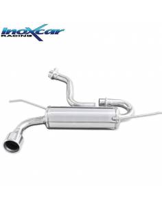 Silencieux échappement Inox 1 sortie Ronde 102mm Volkswagen Golf 5 TDi 140