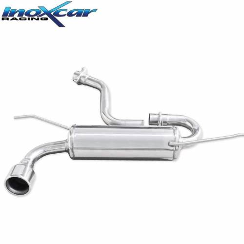 Silencieux échappement Inox 1 sortie Ronde 102mm Volkswagen Golf 5 TDi 140