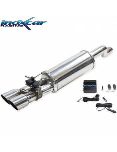 Silencieux échappement Inox 2 sorties Racing avec valve Volkswagen Polo GTi AW