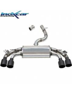 Silencieux échappement Inox 2x2 sorties Racing Black avec valves Volkswagen Golf 7.5 R Performance