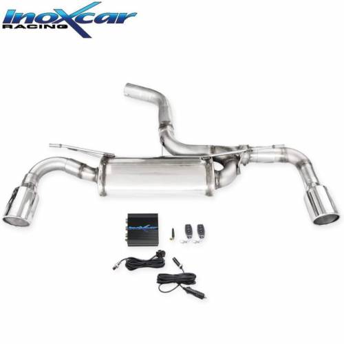 Silencieux Inox 1x1 sortie X-Race avec valve Volkswagen Golf 7.5 GTi