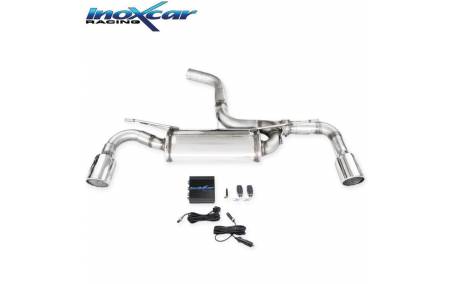 Silencieux Inox 1x1 sortie X-Race avec valve Volkswagen Golf 7.5 GTi