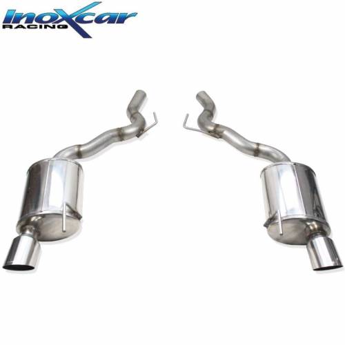 Silencieux échappement Inox 1 sortie Racing D + G 100mm Ford Mustang GT MK6