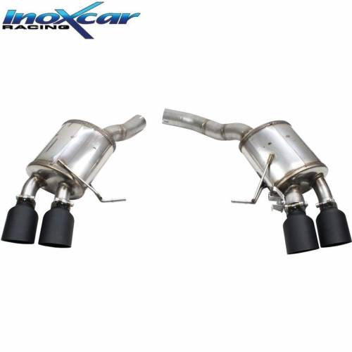 Echappement Inox avec valve sorties Black PORSCHE Macan S