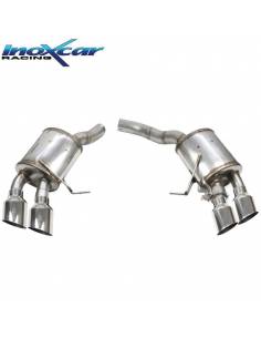 Silencieux échappement Inox + valve sorties 2x114 PORSCHE Macan S