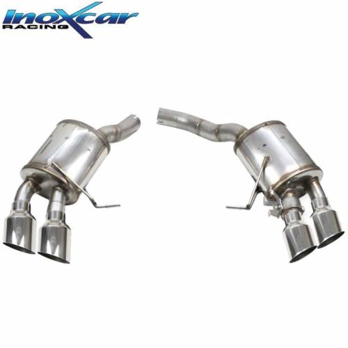 Silencieux échappement Inox + valve sorties 2x114 PORSCHE Macan S