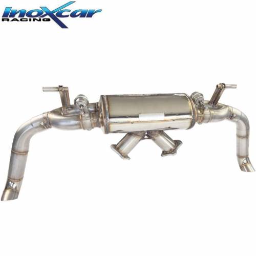 Silencieux échappement Racing Inox + valves AUDI R8 5l2 V10 Coupé
