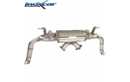 Silencieux échappement Racing Inox + valves AUDI R8 5l2 V10 Coupé