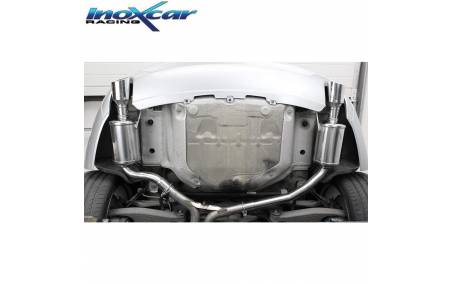 Silencieux échappement Inox sorties D+G X-Race100mm Audi A5 3l0 V6 TDi sur véhicule