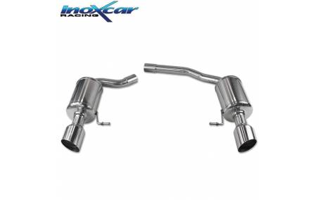 Silencieux échappement Inox sorties D+G X-Racing 102mm Audi A5 2l7 TDi Quattro