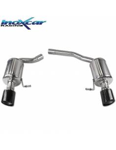 Silencieux échappement Inox sorties D+G X-Race Black 100mm Audi A5 2l7 TDi Quattro