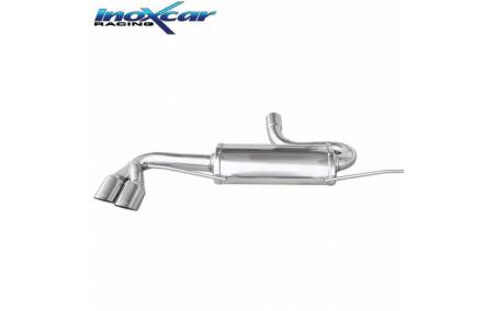 Silencieux échappement Inox 2 sorties Racing 80mm Audi TT 8J 1l8 TFSi