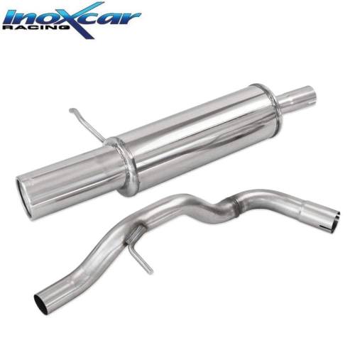 Silencieux échappement Inox sortie Ronde 102mm Audi TT 8N 1l8 Turbo