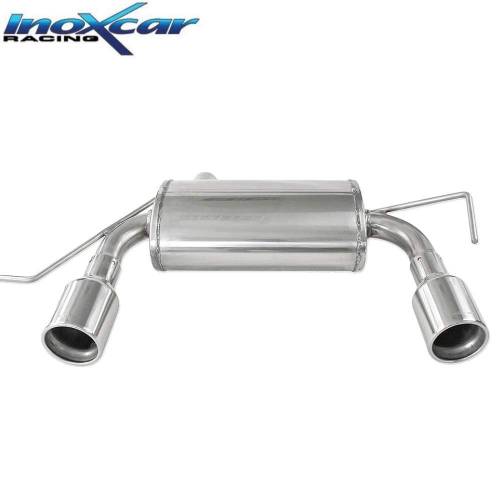 Silencieux échappement Inox sorties D+G Rondes 102mm Audi TT 8N 1l8 Turbo Quattro 225cv