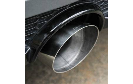 Sortie du Silencieux échappement Inox avec valve sorties D+G Racing 100mm Audi TT 8S 2l0 TFSi Quattro