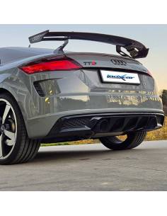 Silencieux échappement Inox sorties D+G Racing Black 100mm Audi TT 8S 45TFSi 2l0 Quattro 2