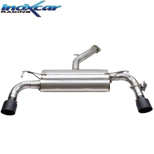 Silencieux échappement Inox avec valve sorties D+G Racing Black 100mm Hyundai i30 N 2l0