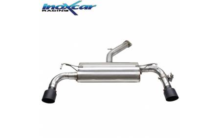 Silencieux échappement Inox avec valve sorties D+G Racing Black 100mm Hyundai i30 N 2l0