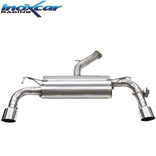 Silencieux échappement Inox avec valve sorties D+G Racing 100mm Hyundai i30 N 2l0