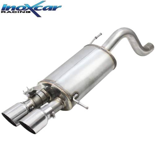 Silencieux échappement Inox avec valve sorties Racing 90mm Hyundai i20 N 1l6 Turbo