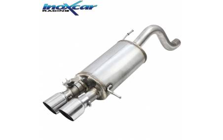 Silencieux échappement Inox avec valve sorties Racing 90mm Hyundai i20 N 1l6 Turbo