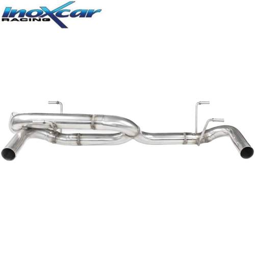 Terminal racing Inox sans silencieux sorties D+G Toyota GT86 2l0I
