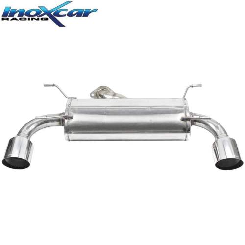 Silencieux échappement Inox sorties D+G Racing 114mm Toyota GR86 2l4i