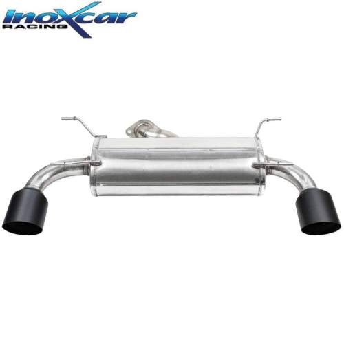 Silencieux échappement Inox sorties D+G Racing Black 114mm Toyota GR86 2l4i