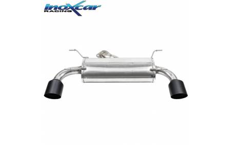 Silencieux échappement Inox sorties D+G Racing Black 114mm Toyota GR86 2l4i