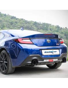 Silencieux échappement Inox sorties D+G Racing Black 114mm Toyota GR86 2l4i 2