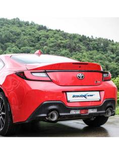 Catback Silencieux Inox sorties D+G Racing 114mm + tube central Toyota GR86 2l4i 2