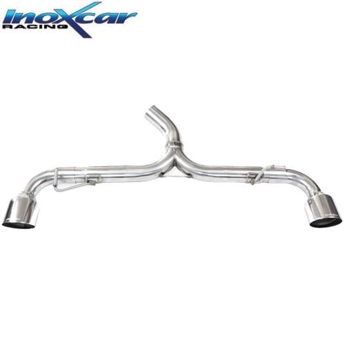 Terminal racing Inox sans silencieux sorties D+G Toyota Yaris GR 1l6 tube