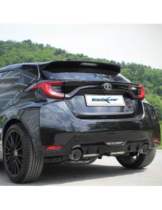 Terminal racing Inox sans silencieux sorties D+G Toyota Yaris GR 1l6 tube 2