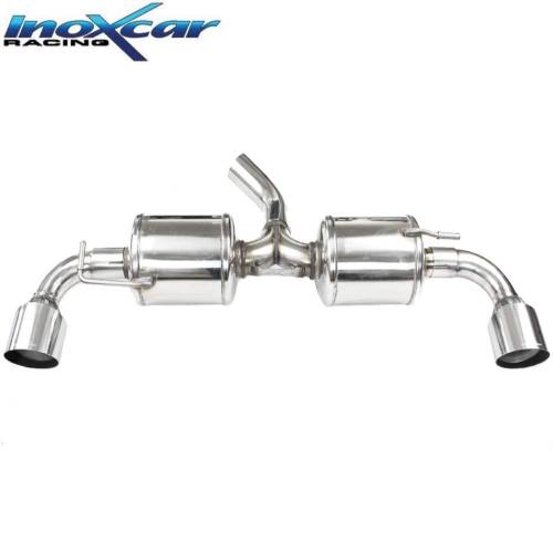 Silencieux échappement Inox sorties D+G Racing 100mm Toyota Yaris GR 1l6 Tube 65mm