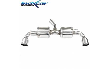 Silencieux échappement Inox sorties D+G Racing 100mm Toyota Yaris GR 1l6 Tube 65mm