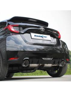 Silencieux échappement Inox sorties D+G Racing 100mm Toyota Yaris GR 1l6 Tube 65mm 2