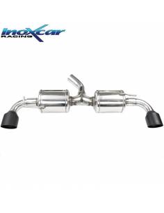 Silencieux échappement Inox sorties D+G Racing Black 100mm Toyota Yaris GR 1l6 Tube 65mm