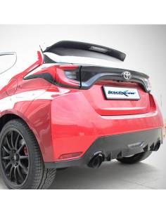 Silencieux échappement Inox sorties D+G Racing Black 100mm Toyota Yaris GR 1l6 Tube 65mm 2