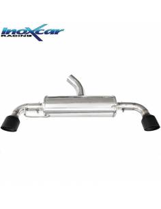Silencieux échappement Inox sorties D+G Racing Black 100mm Toyota Yaris GR 1l6 Tube 70mm