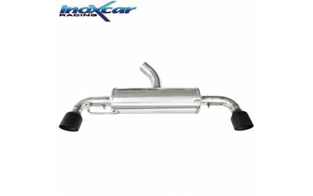 Silencieux échappement Inox sorties D+G Racing Black 100mm Toyota Yaris GR 1l6 Tube 70mm