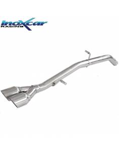 Terminal racing Inox sans silencieux sorties D+G Racing 100mm DS3 1l6 16v Turbo