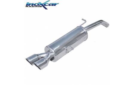 Silencieux échappement Inox sorties Racing 2x80mm DS3 1l6 16v Turbo