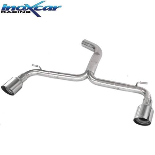 Terminal racing Inox sans silencieux sorties Racing D+G 102mm Cupra Leon 2l0