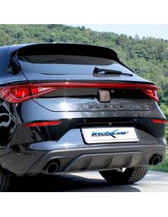 Terminal racing Inox sans silencieux sorties Racing D+G 102mm Cupra Leon 2l0 2