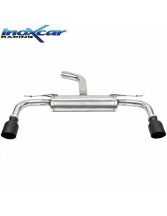 Silencieux échappement Inox sorties Racing Black D+G 100mm Cupra Leon 2l0