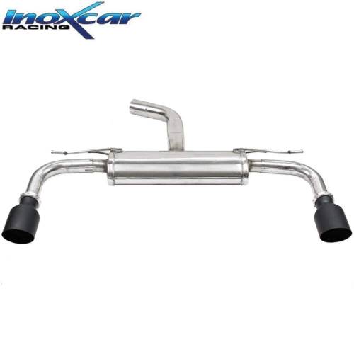 Silencieux échappement Inox sorties Racing Black D+G 100mm Cupra Leon 2l0