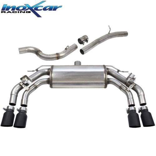 Ligne catback Inox 2x2 sorties Racing Black avec valves Cupra Framentor VZ 2l0 TSi